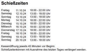 87.Gauschießen2024 dates